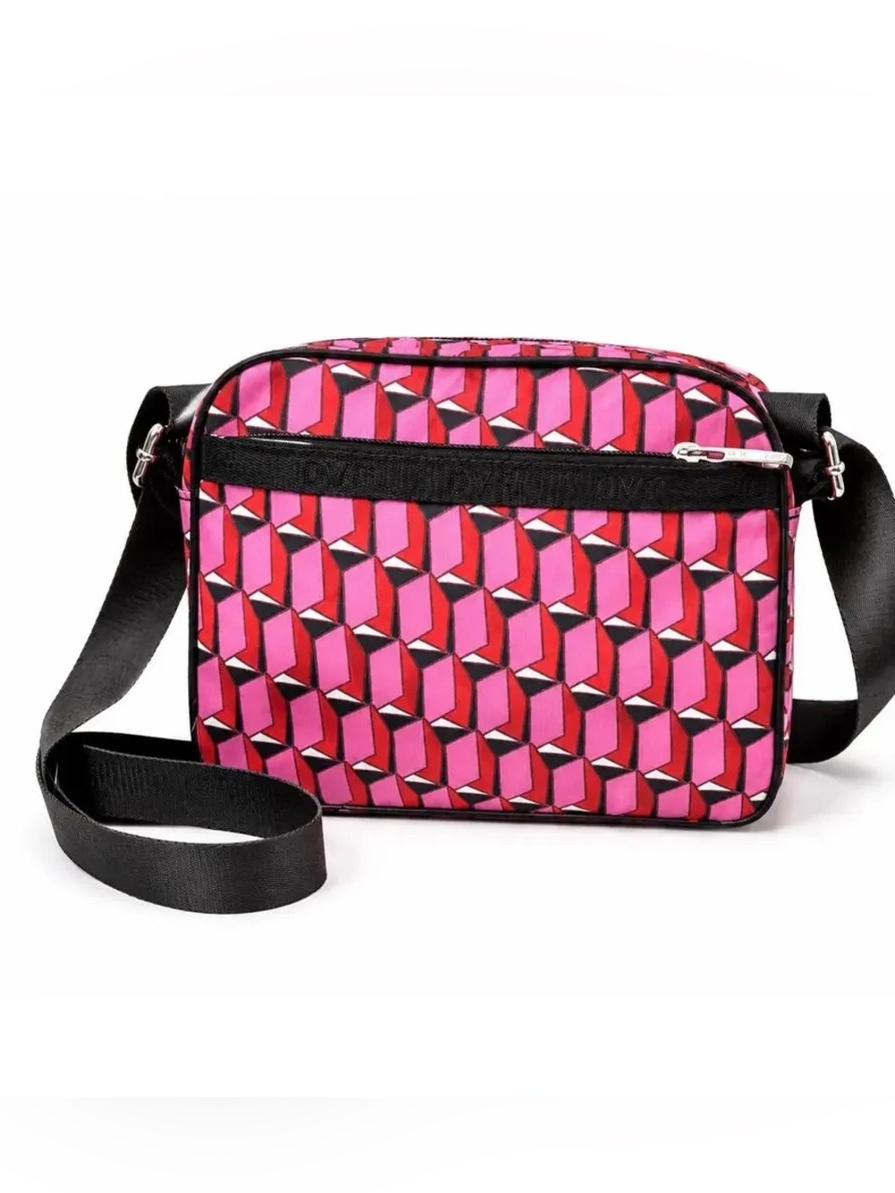 Diane von Furstenberg x Target "Pink Modern Geo" Camera Bag